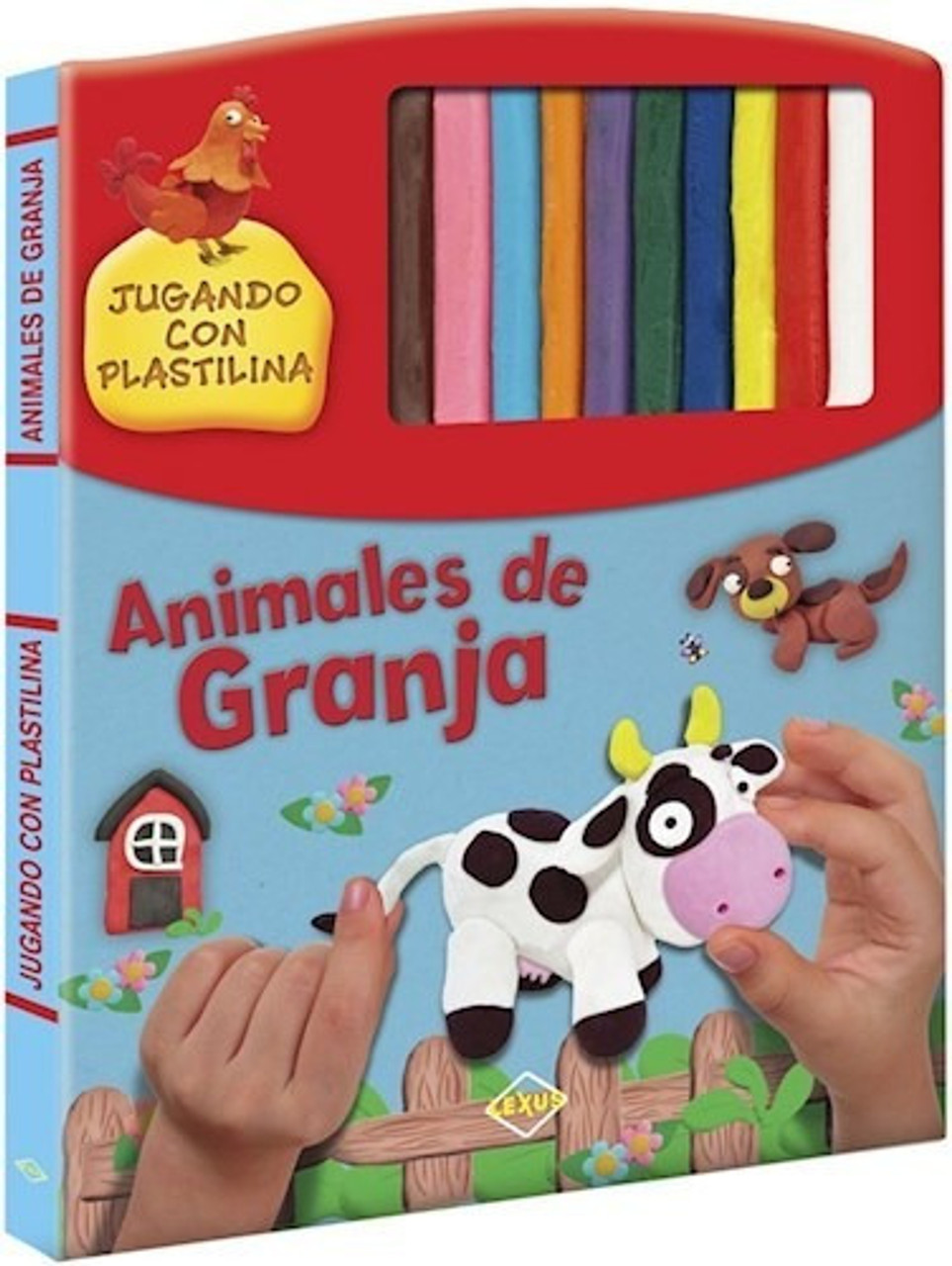 MOLDES PLASTILINA JOVI R-7G ANIMALES GRANJA 6ud