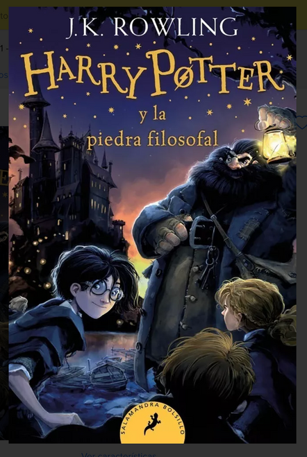 Libro Harry Potter y la piedra filosofal - J. K. Rowling - Salamandra