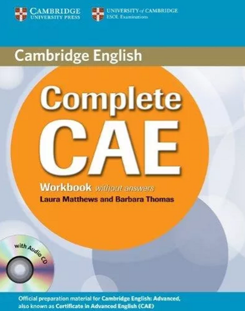 Complete Cae Workbook Without Answers With Audio Cd - Vv.aa