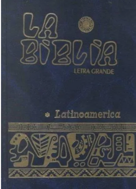 Biblia, La Latinoamericana Letra Grande Cartone Color