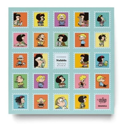 Calendario De Pared Mafalda 2022 29 X 29 Cm 24 Páginas