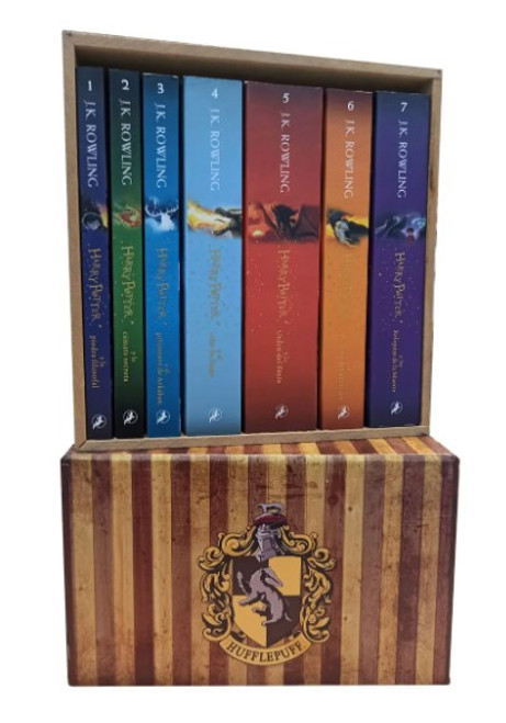 Pack Harry Potter Saga Completa 1-7 Mas Caja Hufflepuff