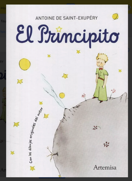 Libro El Principito - Antoine De Saint Exupery: Con Los Dibujos Originales Del Autor, de de Saint-Exupéry, Antoine