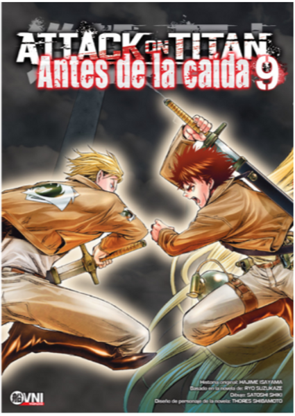 ATTACK ON TITAN: ANTES DE LA CAÍDA VOL. 9 - Isayama • Suzukaze • Shiki • Shibamoto