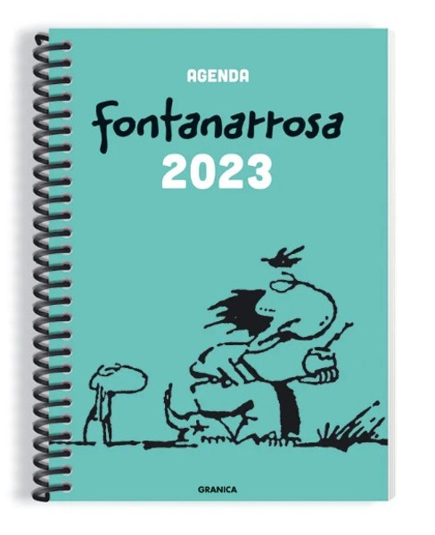 Agenda Fontanarrosa 2023 Anillada Verde - Granica