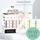 Yocan Stix Plus 650mAh Variable Voltage Vaporizer Kit With 2 Dual Coils - Display of 12