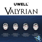 Uwell Valyrian 2 Replacement Coils - Pack Of 2