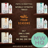 Four Seasons Fine Tobacco Salt Nicotine E-Liquid 30ML