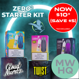 Vaporesso Zero 2 800mAh Refillable Pod System Starter Kit With 2 x 3ML Refillable Pods & 16ML Synthetic Salt Nicotine E-Liquid