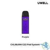 Uwell Caliburn GZ2 850mAh Pod System Starter Kit With Refillable 2ML Caliburn G2 Empty Cartridge Pod