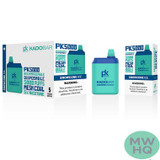 PK Brands x Kadobar PK5000 14ML 5000 Puffs 650mAh Prefilled Nicotine Salt Rechargeable Disposable Device With Mesh Coil - Display of 5