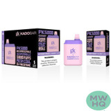 PK Brands x Kadobar PK5000 14ML 5000 Puffs 650mAh Prefilled Nicotine Salt Rechargeable Disposable Device With Mesh Coil - Display of 5