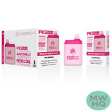 PK Brands x Kadobar PK5000 14ML 5000 Puffs 650mAh Prefilled Nicotine Salt Rechargeable Disposable Device With Mesh Coil - Display of 5