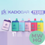 PK Brands x Kadobar PK5000 14ML 5000 Puffs 650mAh Prefilled Nicotine Salt Rechargeable Disposable Device With Mesh Coil - Display of 5