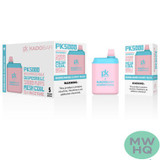 PK Brands x Kadobar PK5000 14ML 5000 Puffs 650mAh Prefilled Nicotine Salt Rechargeable Disposable Device With Mesh Coil - Display of 5