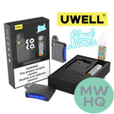 Uwell CALIBURN KOKO AK3 520mAh Pod System Starter Kit With 2 x 2ML Refillable A3S Pods & 10ML 50mg Salt Nicotine E-Liquid Bottle