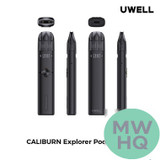 Uwell Caliburn Explorer 1000mAh Dual Coil Pod System Starter Kit With 4ML Refillable Pod