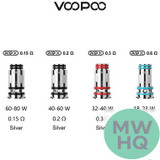 VooPoo PnP X Replacement Coils - Pack of 5