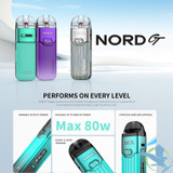 SMOK Nord GT 2500mAh Pod System Starter Kit With 5ML Refillable Pod
