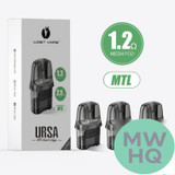 Lost Vape Ursa 2.5ML Refillable Replacement MTL Cartridge Pod - Pack of 3