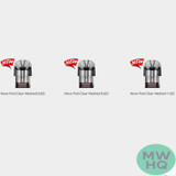 SMOK NOVO Pod-Clear Meshed 3ML Refillable Replacement Cartridge Pod - Pack of 3