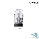 Uwell Dillon EM 2.5ML Refillable Replacement Cartridge Pod - Pack of 4