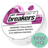 Lucy Breakers Slim Format Intelligent Nicotine Capsule Pouches - 15 Pouches Per Can - Pack of 5 Cans