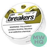 Lucy Breakers Slim Format Intelligent Nicotine Capsule Pouches - 15 Pouches Per Can - Pack of 5 Cans