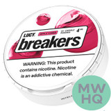 Lucy Breakers Slim Format Intelligent Nicotine Capsule Pouches - 15 Pouches Per Can - Pack of 5 Cans