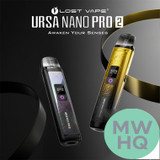 Lost Vape Quest Ursa Nano Pro 2 1000mAh Pod System Starter Kit With 2 x 2.5ML Ursa V2 Cartridge