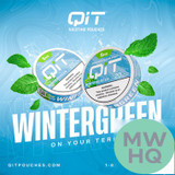 QIT Enhanced Flavor Burst Tobacco-Free Nicotine Pouches - 20 Pouches Per Can - Pack of 5 Cans