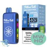 Pillow Talk Ice Control IC40000 Puffs 20ML Disposable Device With Touch To Adjust Ice Level & LED Screen - Display of 5 - TEXAS COMPLIANT