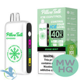 Pillow Talk Ice Control IC40000 Puffs 20ML Disposable Device With Touch To Adjust Ice Level & LED Screen - Display of 5 - TEXAS COMPLIANT