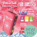 Pillow Talk Ice Control IC40000 Puffs 20ML Disposable Device With Touch To Adjust Ice Level & LED Screen - Display of 5 - TEXAS COMPLIANT