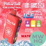 Pillow Talk Ice Control IC40000 Puffs 20ML Disposable Device With Touch To Adjust Ice Level & LED Screen - Display of 5 - TEXAS COMPLIANT