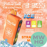 Pillow Talk Ice Control IC40000 Puffs 20ML Disposable Device With Touch To Adjust Ice Level & LED Screen - Display of 5 - TEXAS COMPLIANT