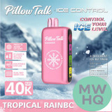 Pillow Talk Ice Control IC40000 Puffs 20ML Disposable Device With Touch To Adjust Ice Level & LED Screen - Display of 5 - TEXAS COMPLIANT