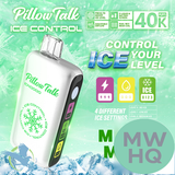 Pillow Talk Ice Control IC40000 Puffs 20ML Disposable Device With Touch To Adjust Ice Level & LED Screen - Display of 5 - TEXAS COMPLIANT