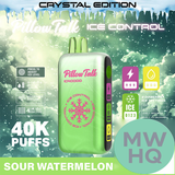 Pillow Talk Ice Control IC40000 Puffs 20ML Disposable Device With Touch To Adjust Ice Level & LED Screen - Display of 5 - TEXAS COMPLIANT