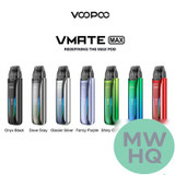 VooPoo Vmate Max 1200mAh Pod System Starter Kit With 2 x 3ML Refillable Vmate Top Fill Cartridge Pod