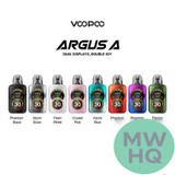 VooPoo Argus A 1100mAh Pod System Starter Kit With 2 x 3ML Refillable Argus Top Fill Cartridge Pod