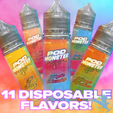 Pod Monster Synthetic Nicotine Salt E-Liquid 60ML