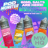 Pod Monster Synthetic Nicotine Salt E-Liquid 60ML