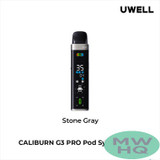 Uwell Caliburn G3 Pro 1000mAh Pod System Starter Kit With 3 x Refillable 2.5ML Caliburn G3 Integrated Coil Cartridge Pod