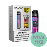 SMOK NOVO PRO 1300mAh Pod System Starter Kit With 2 x Refillable 3ML NOVO Pod & 10ML 50mg Salt Nicotine E-Liquid Bottle