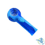 Stratus Silicone Skull Glow In The Dark Hand Pipe Spoon - 85 Grams - 4.25 Inches (MSRP $19.99)