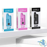 CCELL Kap 500mAh Discreet 510 VV Cartridge Vape Battery With Smart Screen (MSRP $9.99)