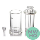 MJ Arsenal Piston Gravity Bong Water Pipe - 8.5 Inches (MSRP $64.00)