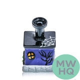 Dragon Glass Haunted House Theme Water Pipe - 180 Grams - 4.5 Inches - Assorted Colors [DGE-462] (MSRP $32.00)