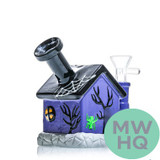 Dragon Glass Haunted House Theme Water Pipe - 180 Grams - 4.5 Inches - Assorted Colors [DGE-462] (MSRP $32.00)